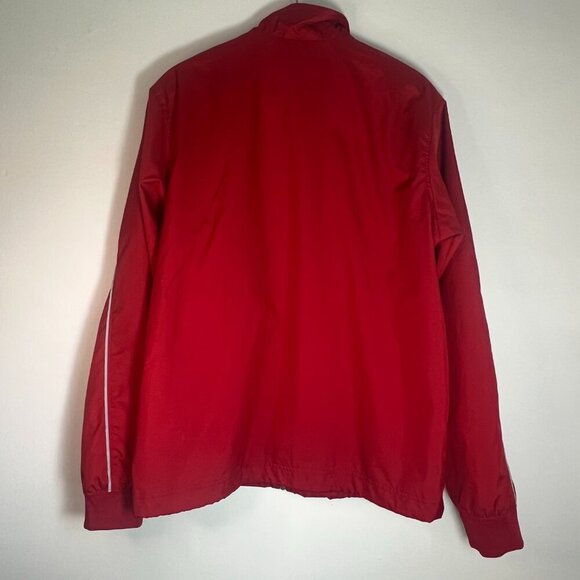 Nike Sportswear Windbreaker Jacket Red/Solver Men Vintage Size Medium Active - Picture 4 of 8
